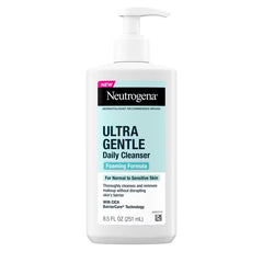 Neutrogena Ultra Gentle Daily Cleanser Foaming Formula - 8.5 fl oz: No Fragrance Added, Paraben-Free, For Normal and Sensitive Skin