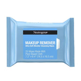 Neutrogena Makeup Remover Wipes - Ultra Soft Micellar Facial Cleansing - 25ct: Paraben-Free, Sulfate-Free, For All Skin Types