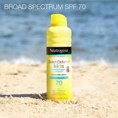 Neutrogena Beach Defense Kids' Sunscreen Spray - SPF70 - 6.5oz: Whole Body, Contains Vitamin E, Oxybenzone-Free, Citrus Scent