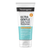 Neutrogena Ultra Gentle Daily Face Moisturizer - SPF 30 - 3.4fl oz: Hypoallergenic, Oil-Free, Dye-Free, For Normal & Sensitive Skin
