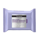 Neutrogena Night Calming Makeup Remover Wipes - Ultra Soft Micellar Facial Cleansing - 25ct: Ethyl Alcohol-Free, Noncomedogenic