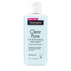 Neutrogena Clear Pore Oil-Eliminating Facial Astringent, Pore Clearing Treatment for Acne-Prone Skin - 8 fl oz