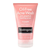 Neutrogena Oil Free Pink Grapefruit Acne Face Wash with Vitamin C - 2 fl oz: Exfoliating, Anti-Acne, For Normal & Combination Skin