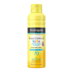 Neutrogena Beach Defense Kids' Sunscreen Spray - SPF70 - 6.5oz: Whole Body, Contains Vitamin E, Oxybenzone-Free, Citrus Scent