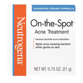 Neutrogena On-The-Spot Acne Treatment with Benzoyl Peroxide - 0.75oz: Facial Cream, Noncomedogenic, Oil-Free, For Normal to Oily Skin