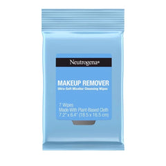 Neutrogena Makeup Remover Wipes - Ultra Soft Micellar Facial Cleansing - Travel Pack - 7ct