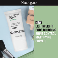 Neutrogena Mattifying Primer Makeup Shine Control - 1oz: Alcohol-Free, Paraben-Free, Sulfate-Free, Phthalate-Free