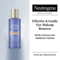 Neutrogena Gentle Oil-Free Eye Makeup Remover & Cleanser for Sensitive Eyes - 5.5 fl oz: Unscented, Paraben-Free, Alcohol-Free