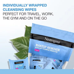 Neutrogena Makeup Remover Wipes - Ultra Soft Micellar Facial Cleansing - Singles - 20ct: Paraben-Free, Alcohol-Free, Suitable for Sensitive Skin