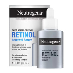Neutrogena Rapid Wrinkle Repair Retinol Renewal Serum - 1 fl oz: For Mature Skin, Face & Neck Use, Contains Retinol, Unscented