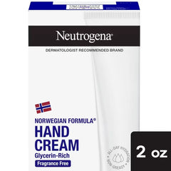 Neutrogena Norwegian Formula Hand Cream for Dry and Rough Hands - Fragrance Free - 2oz: Sulfate-Free, Aluminum-Free, Dye-Free, Oil-Free