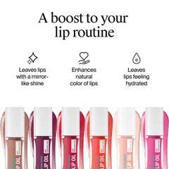 Neutrogena Hydro Boost Hydrating Tinted Lip Oil with Hyaluronic Acid - Radiant Raspberry - 0.2 fl oz