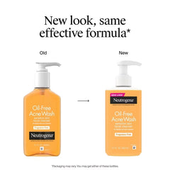 Neutrogena Oil-Free Acne Fighting Face Wash - Fragrance Free - 9.1 fl oz: Liquid Cleanser, Combination & Sensitive Skin, Paraben-Free