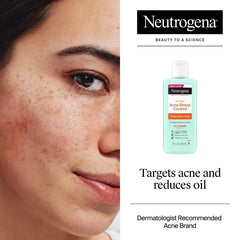 Neutrogena Oil-Free Acne Stress Control Triple-Action Toner with Green Tea & Cucumber Extract - 8 fl oz