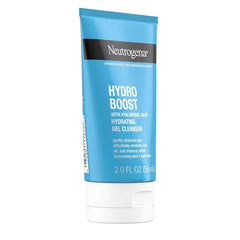 Neutrogena Hydro Boost Hydrating Facial Cleanser and Makeup Remover with Hyaluronic Acid - 2 fl oz: Gel, Hypoallergenic, Noncomedogenic, Paraben-Free