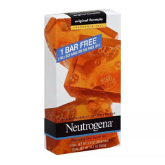 Neutrogena Facial Cleansing Bar Unscented - 10.5oz/3pk: Hypoallergenic, Noncomedogenic, For Normal/Oily/Combination Skin