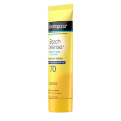 Neutrogena Beach Defense Sunscreen Lotion - SPF 70 - 1 fl oz: Oil-Free & Travel-Size, Unscented Homosalate Formula