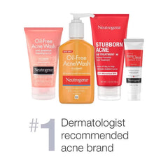 Neutrogena All-in-1 Acne Control Daily Face Scrub with Salicylic Acid for Acne-Prone Skin - 4.2 fl oz: Pore Cleansing Exfoliant, Paraben-Free