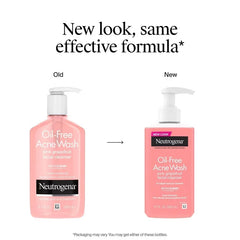 Neutrogena Oil-Free Salicylic Acid Pink Grapefruit Pore Cleansing Acne Face Wash with Vitamin C - 9.1 fl oz: Ideal for Oily & Acne-Prone Skin