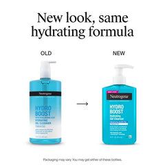 Neutrogena Hydro Boost Hydrating Facial Cleanser and Makeup Remover with with Hyaluronic Acid - Fragrance Free - 16 fl oz