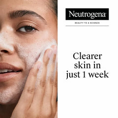 Neutrogena Oil-Free Salicylic Acid Pink Grapefruit Pore Cleansing Acne Face Wash with Vitamin C - 9.1 fl oz: Ideal for Oily & Acne-Prone Skin