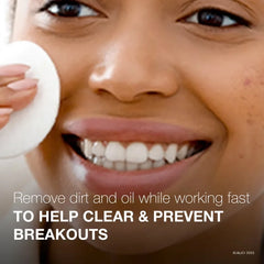 Neutrogena Rapid Clear Maximum Strength Acne Face Pads for Acne-Prone Skin - 60 ct: Salicylic Acid, Aluminum-Free