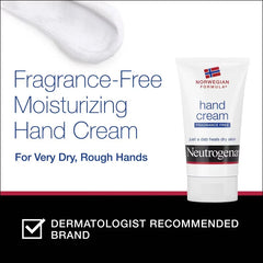 Neutrogena Norwegian Formula Hand Cream for Dry and Rough Hands - Fragrance Free - 2oz: Sulfate-Free, Aluminum-Free, Dye-Free, Oil-Free